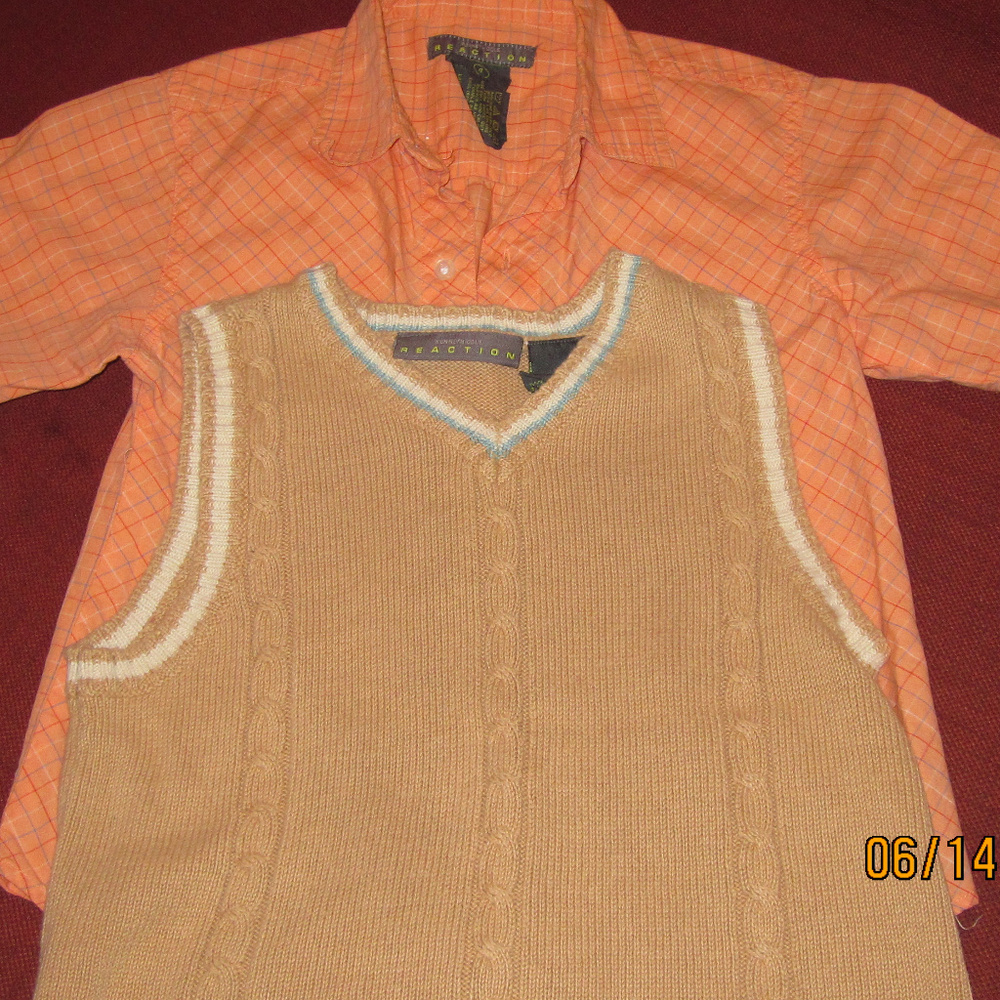 KENNETH COLE REACTION SHIRT TOP VEST